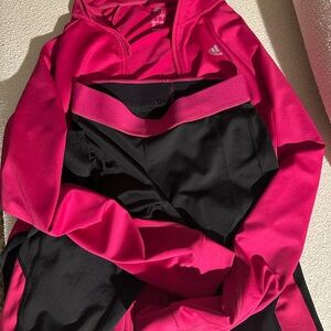 Adidas Women's workout set -  zip up and tights
